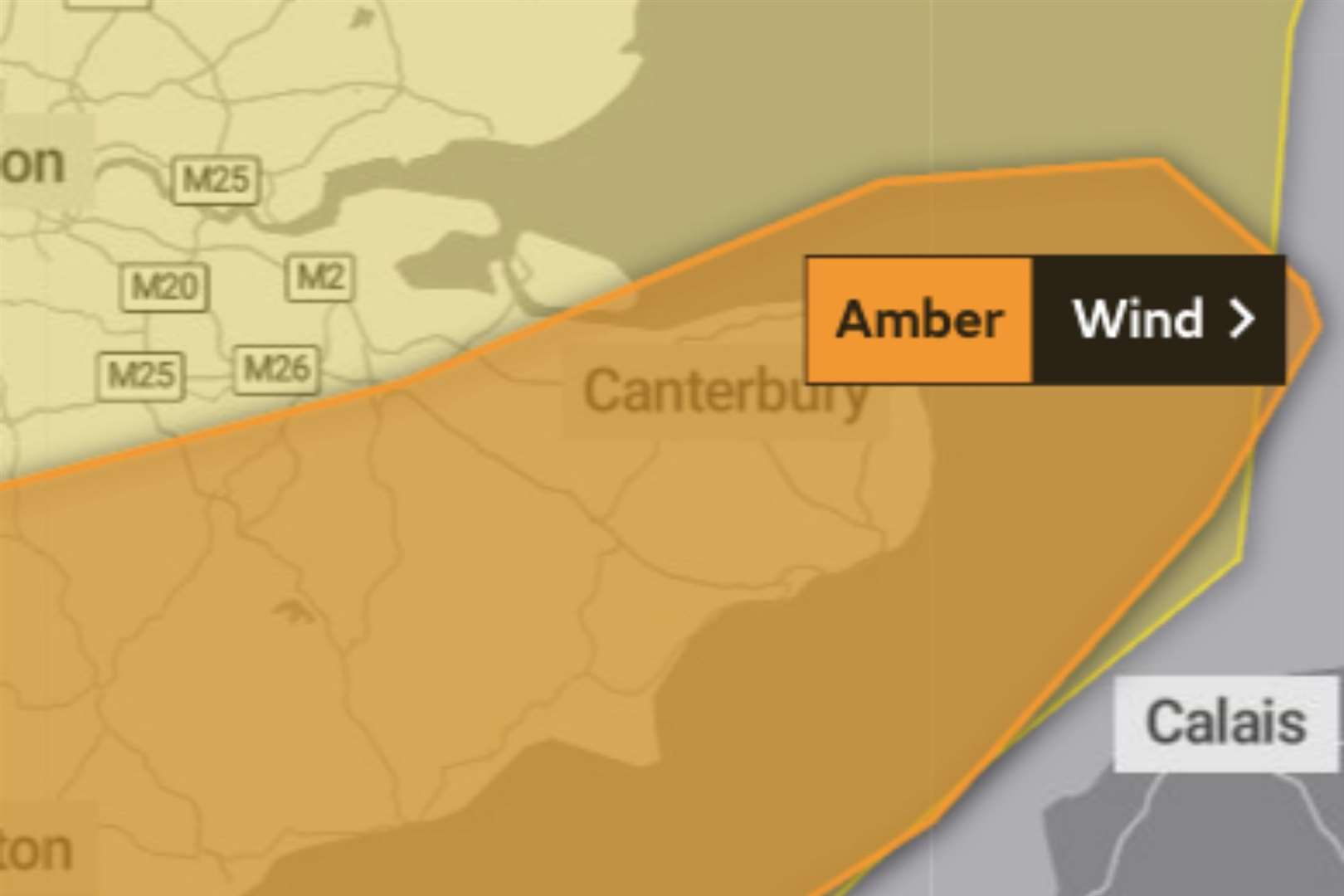 Boxing Day Amber Weather Warning As Storm Bella Approaches Kent