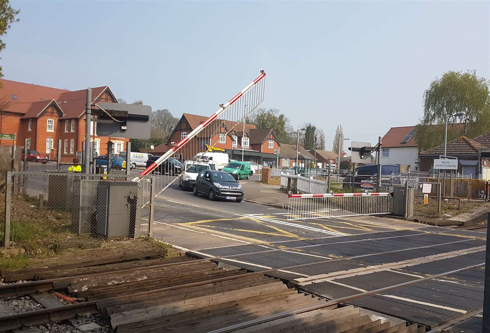 The link road is intended prevent the regular snarl up of traffic due to the level crossing at Sturry