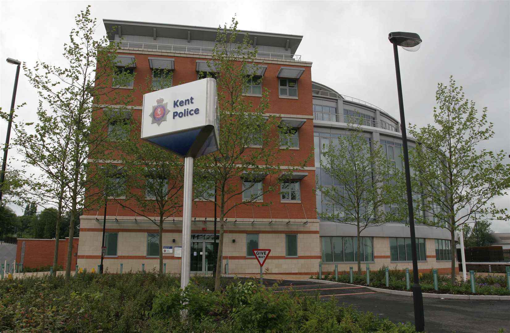 The attack happened outside Medway Police Station