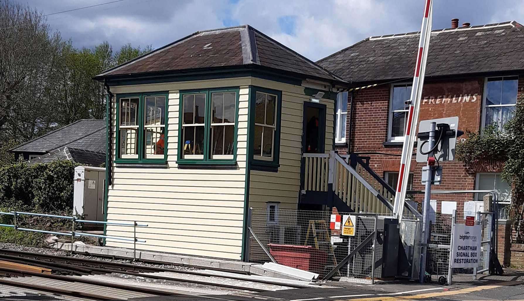 The timber building has been given a refresh