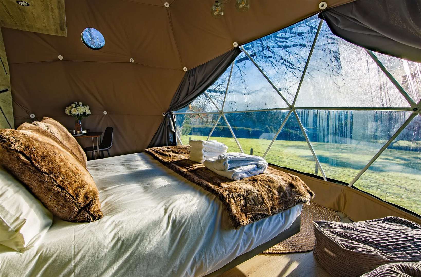 Luna Domes offered 'five-star hotel interiors' according to judges