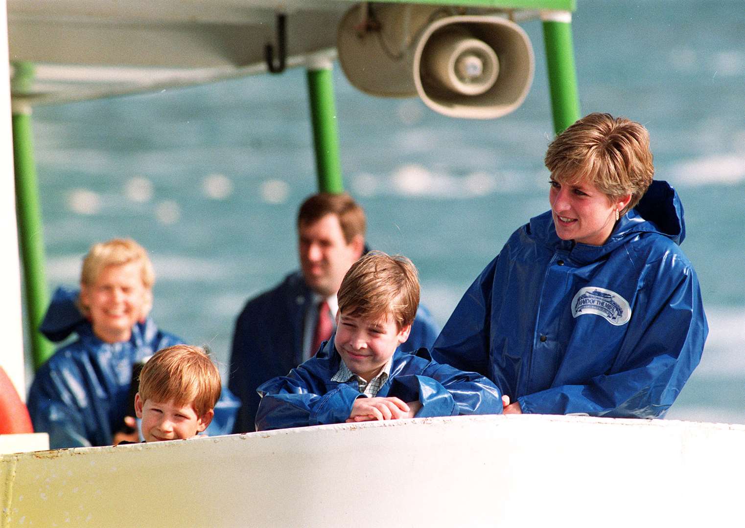 The Princess of Wales with her sons Princes Harry and William in 1991 (Martin Keene/PA)