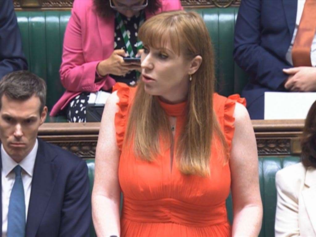 Deputy prime minister Angela Rayner MP. Photo: Parliament TV