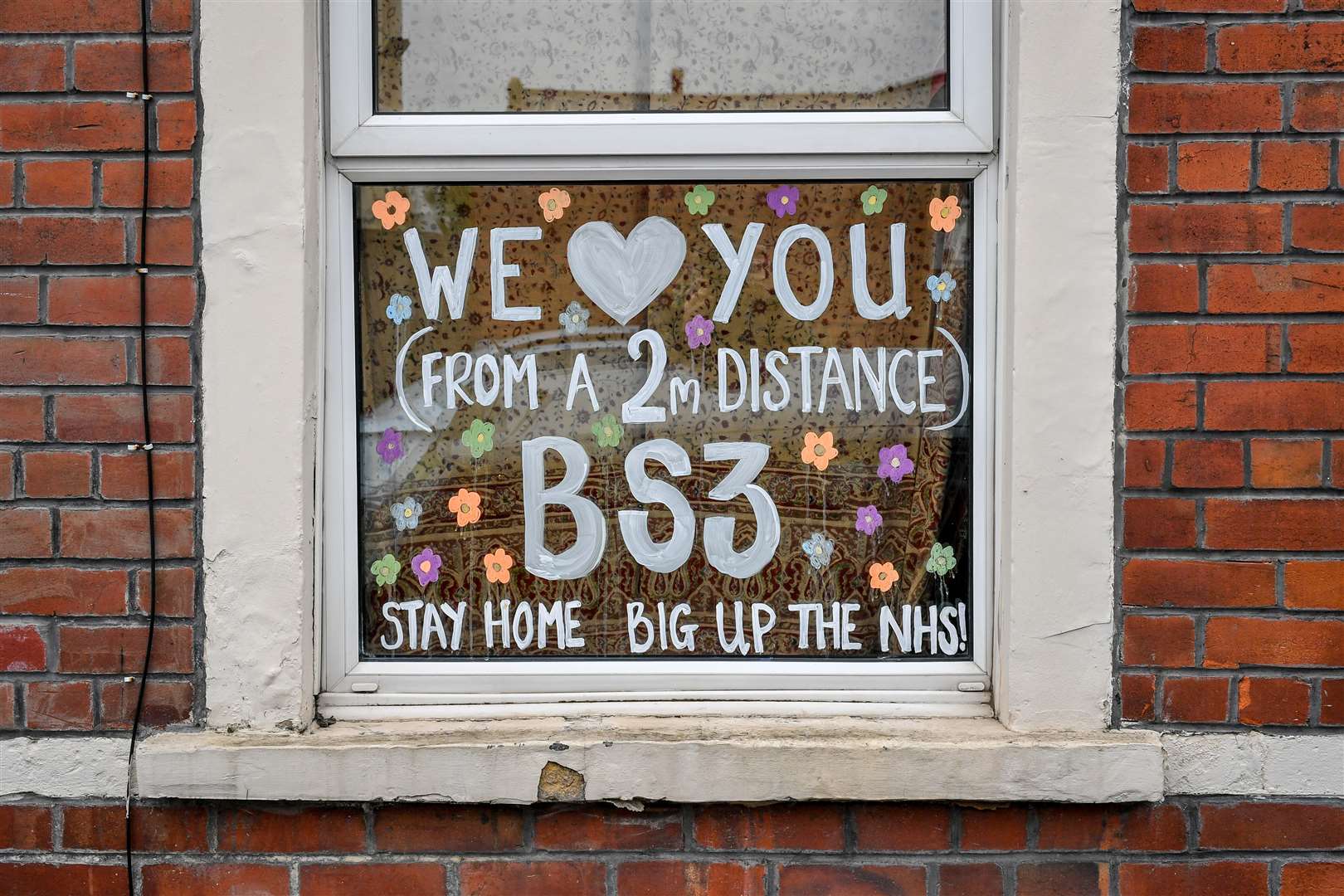 Other messages will help bring a smile to the faces of passers-by (Ben Birchall/PA)