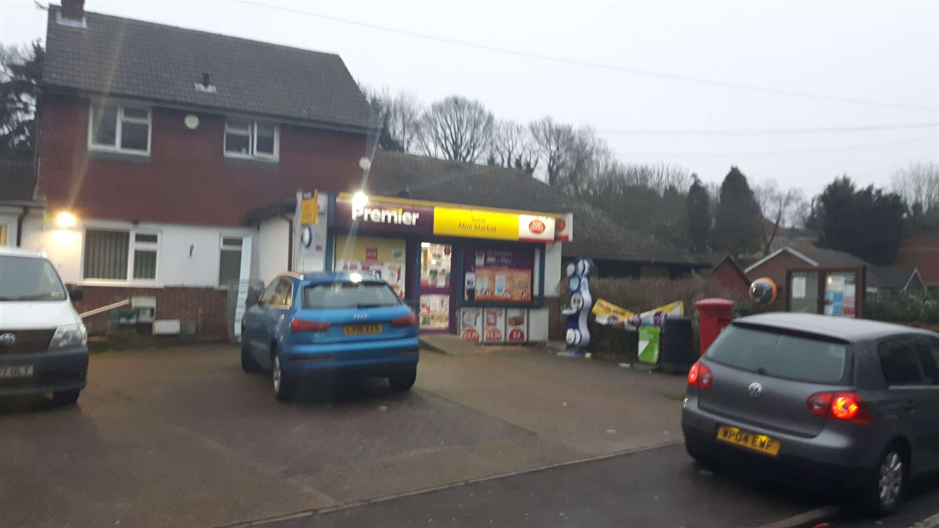 Bean post office was raided by two axemen this morning (11512403)