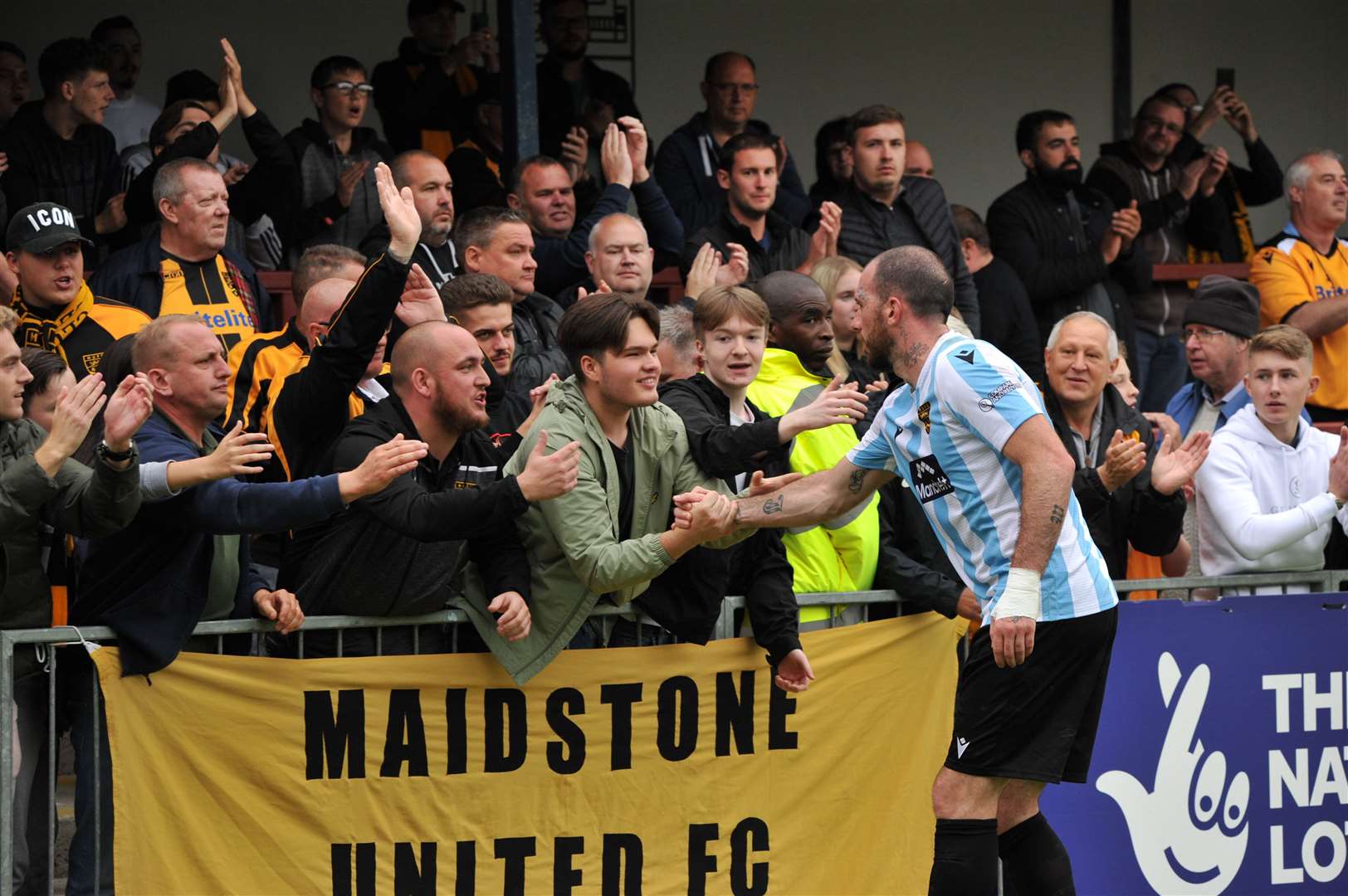 Maidstone fans will be happy to see Joe Ellul back Picture: Steve Terrell