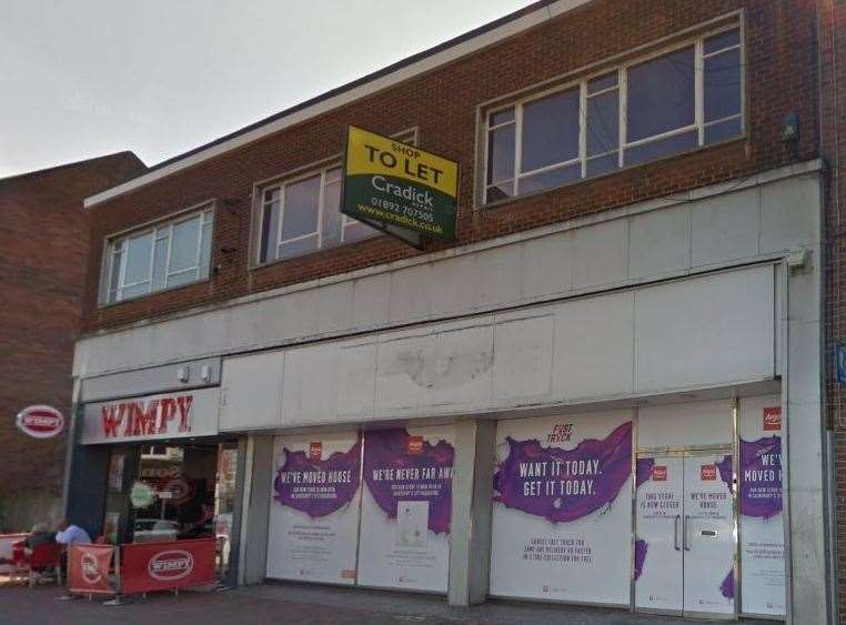 How the unit looks now in Sittingbourne High Street. Picture: Google