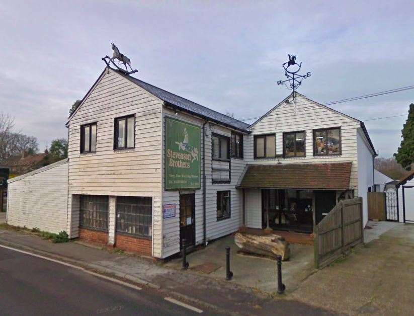 The Stevenson Brothers' current workshop in Bethersden. Picture: Google