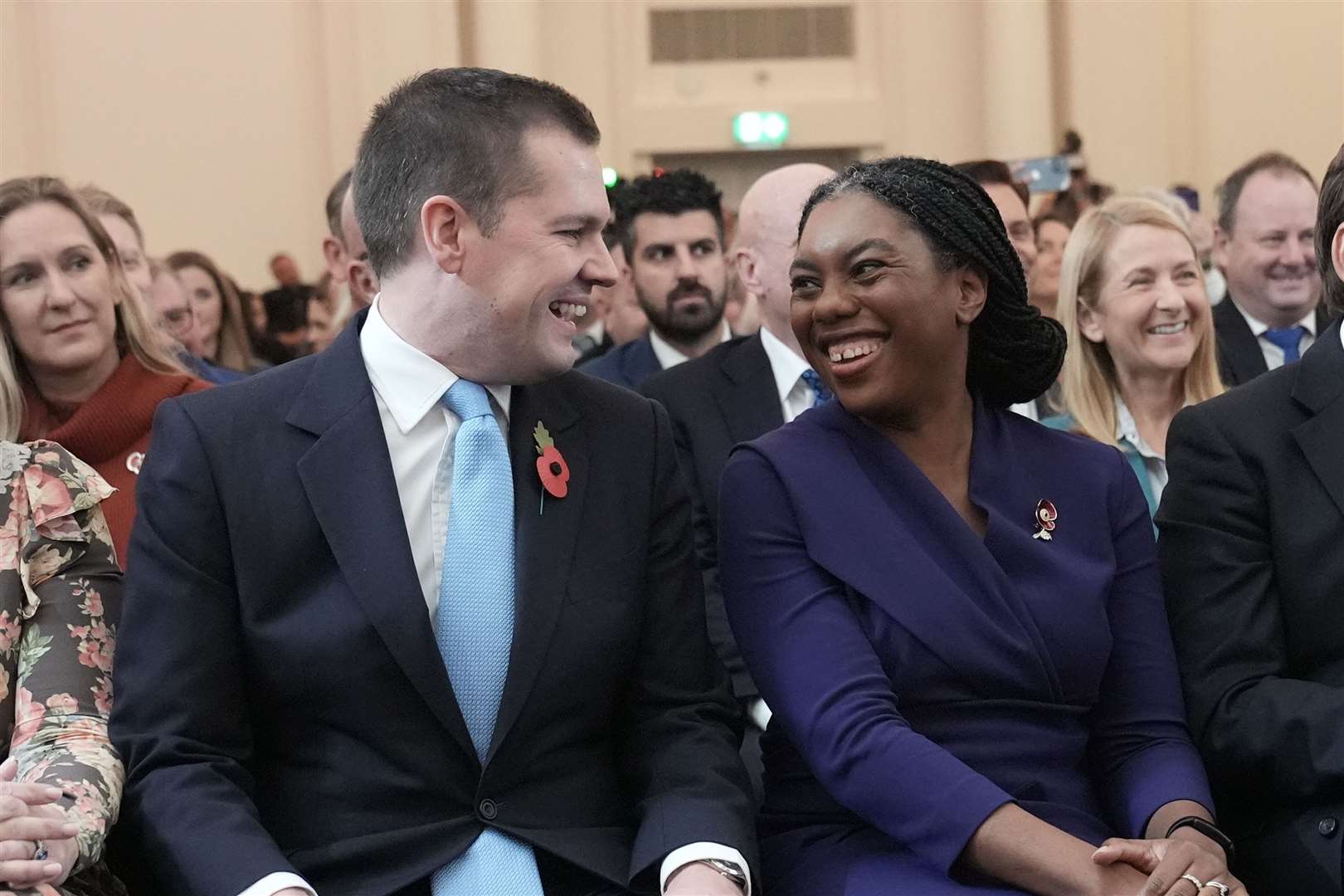 Kemi Badenoch has appointed her defeated leadership rival Robert Jenrick to the shadow justice brief (Stefan Rousseau/PA)