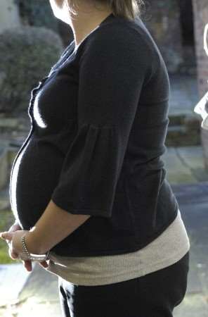 Latest figures reveal toll of teen pregnancy. Posed by model