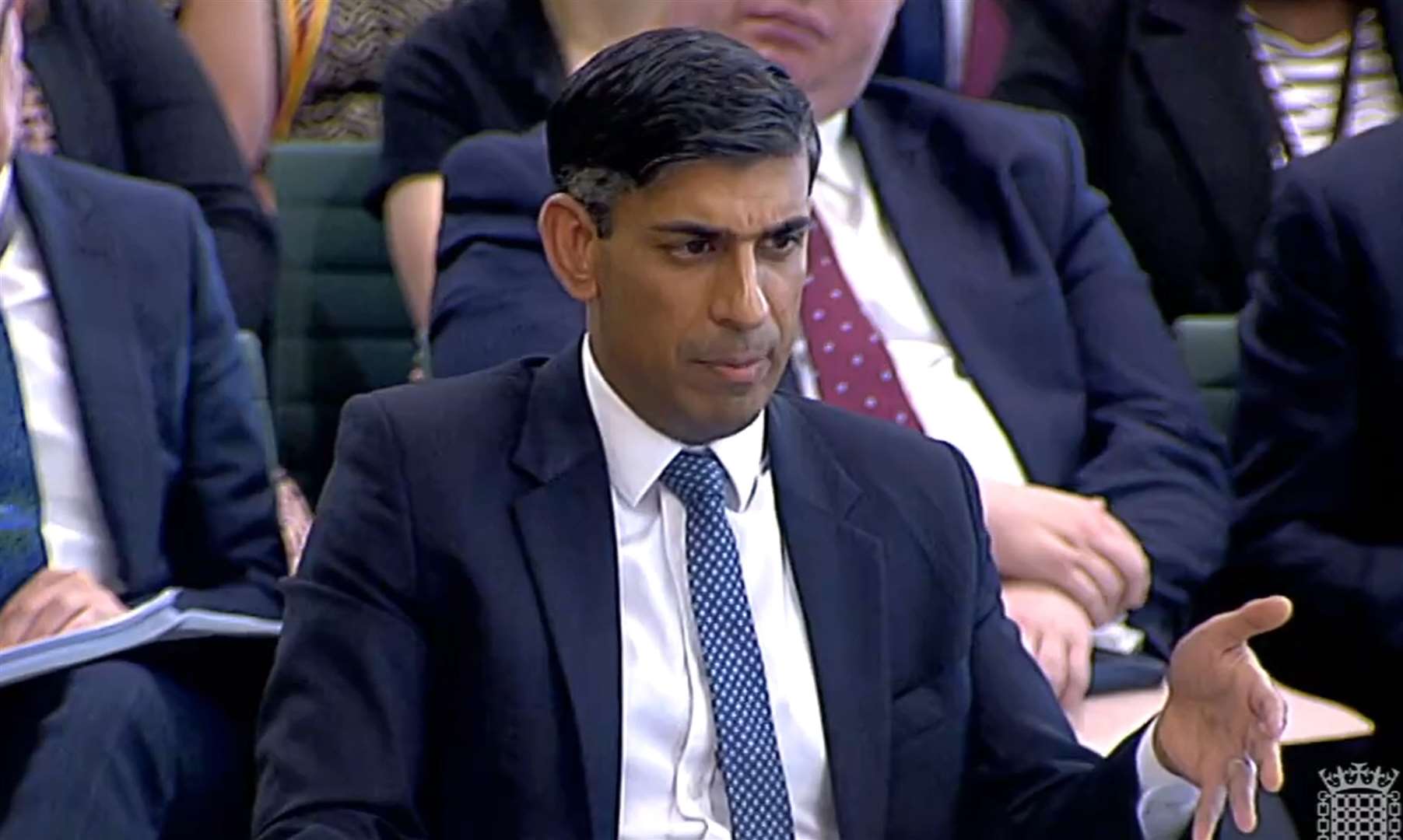 Prime Minister Rishi Sunak defended his approach to appearing in Parliament (House of Commons/UK Parliament/PA)