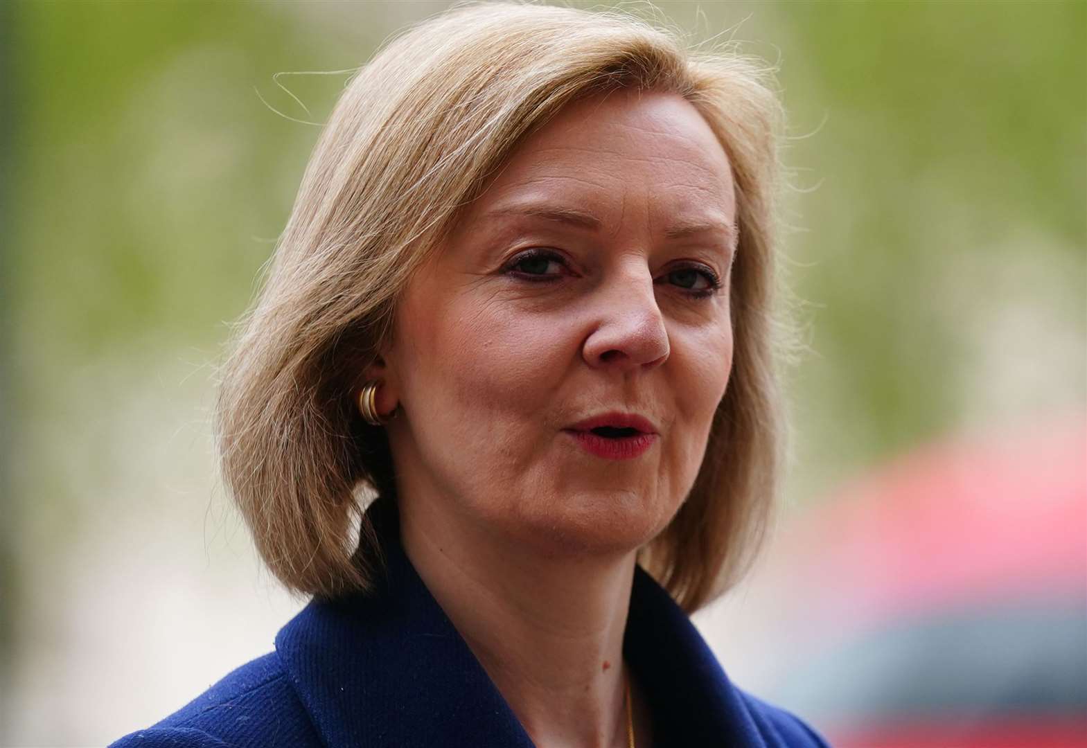 Foreign Secretary Liz Truss said the flight to Rwanda would take off no matter how few people were on board (Victoria Jones/PA)