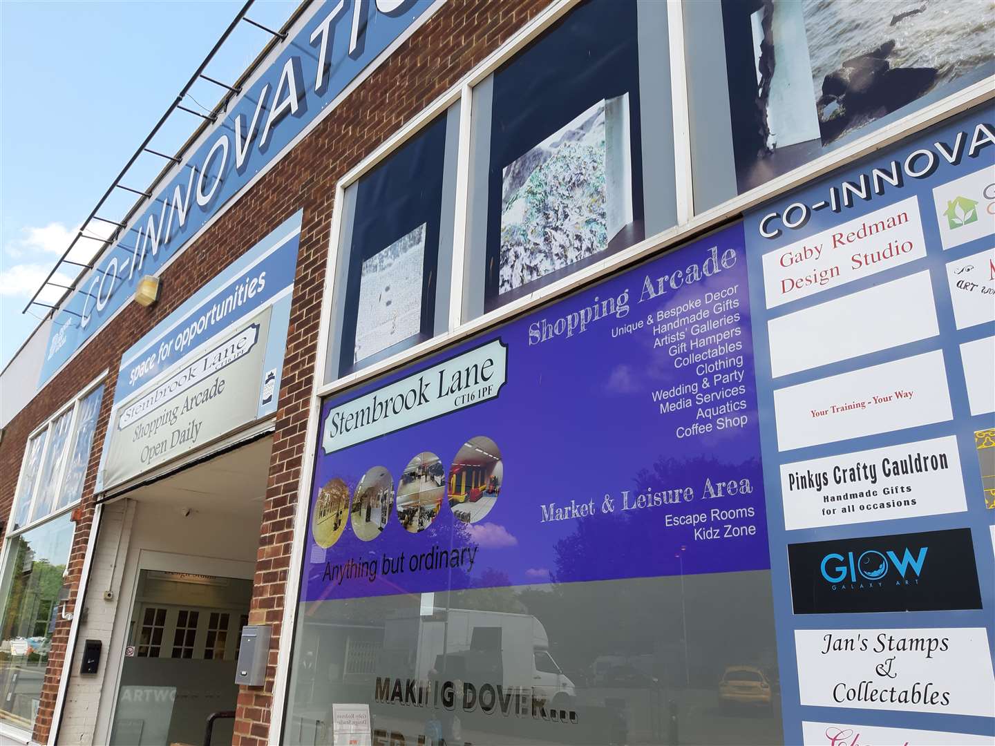 The arcade premises inside the Co-Innovation building. Picture: Stembrook Lane Shopping Arcade