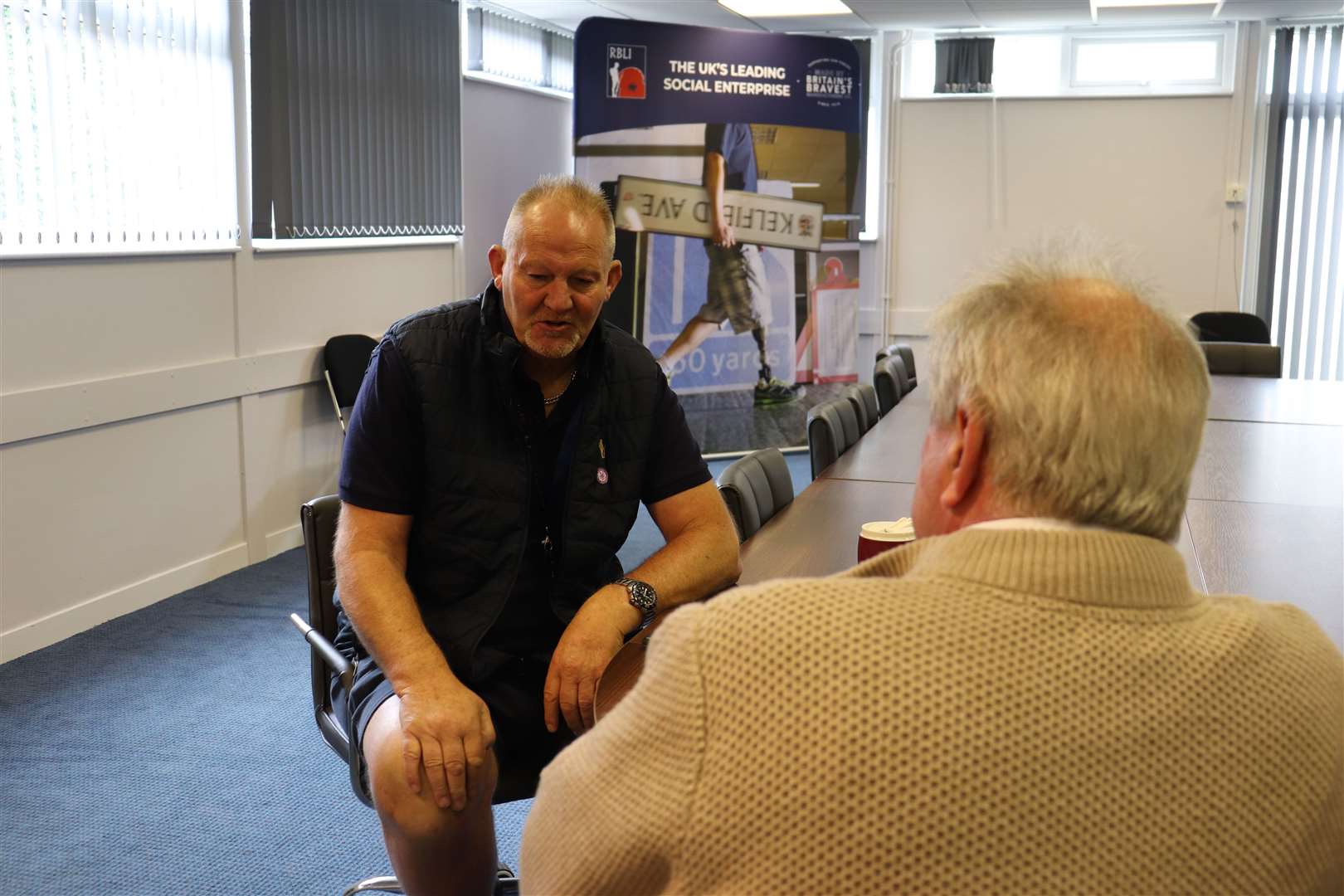 Steve Hammond tells his story to reporter Alan Smith