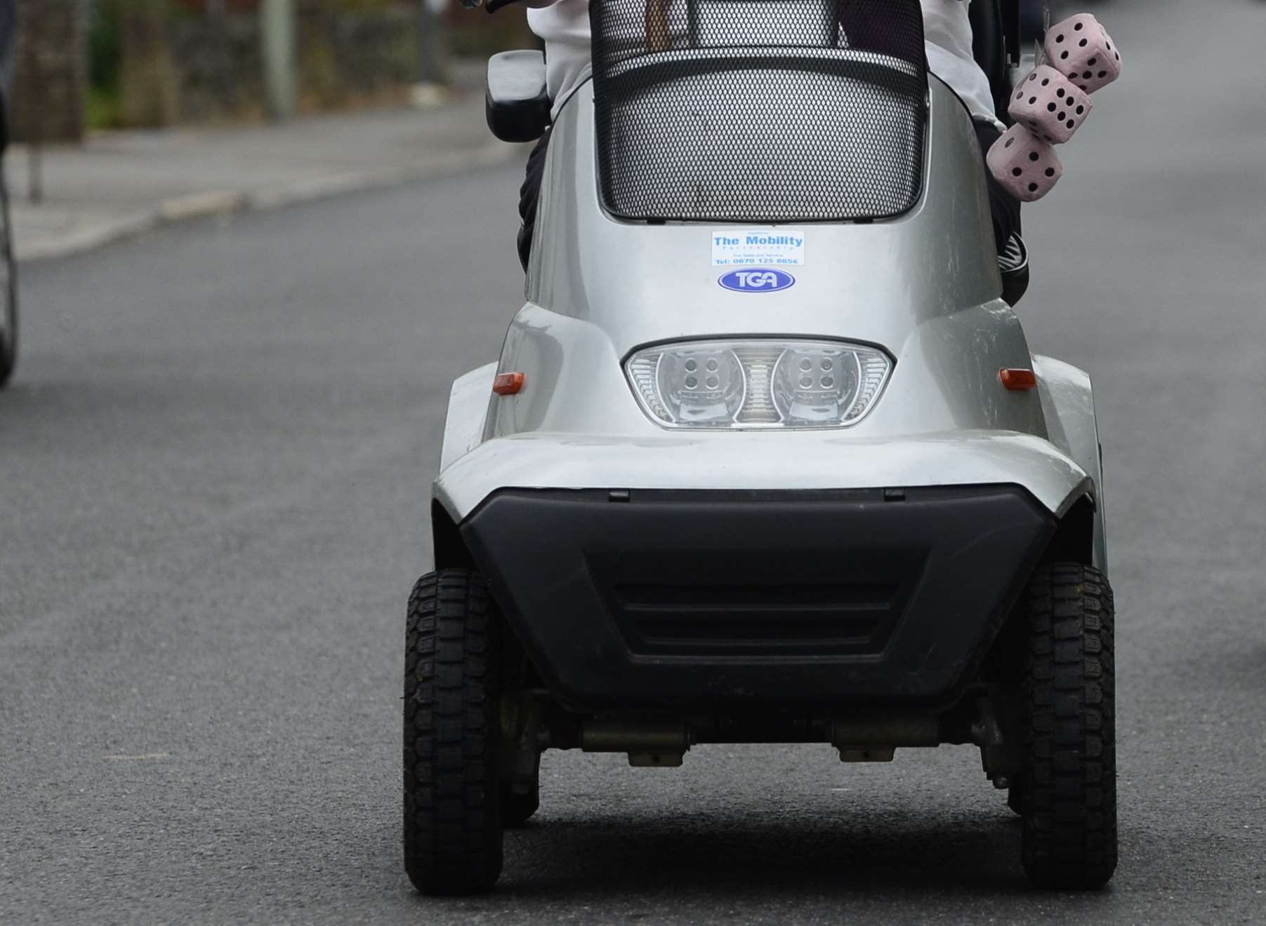 Witnesses said the mobility scooter may have tipped over. Stock picture