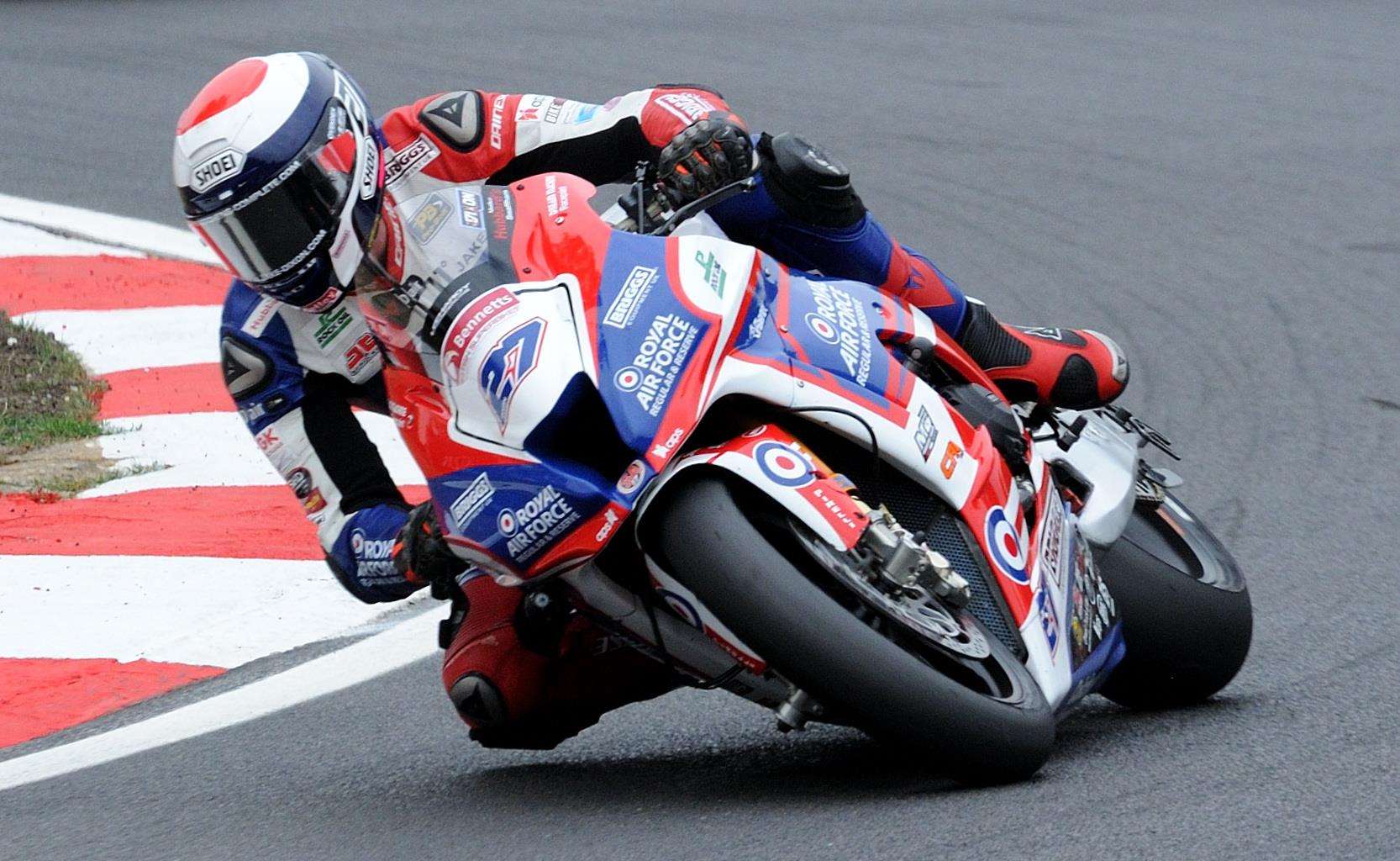 Jake Dixon on track at Brands Hatch on Sunday Picture: Simon Hildrew