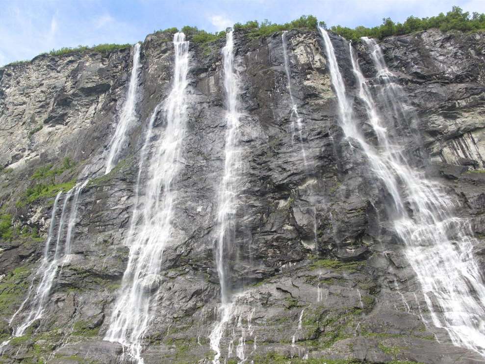 The Seven Sisters waterfall. Picture: Suz Elvey