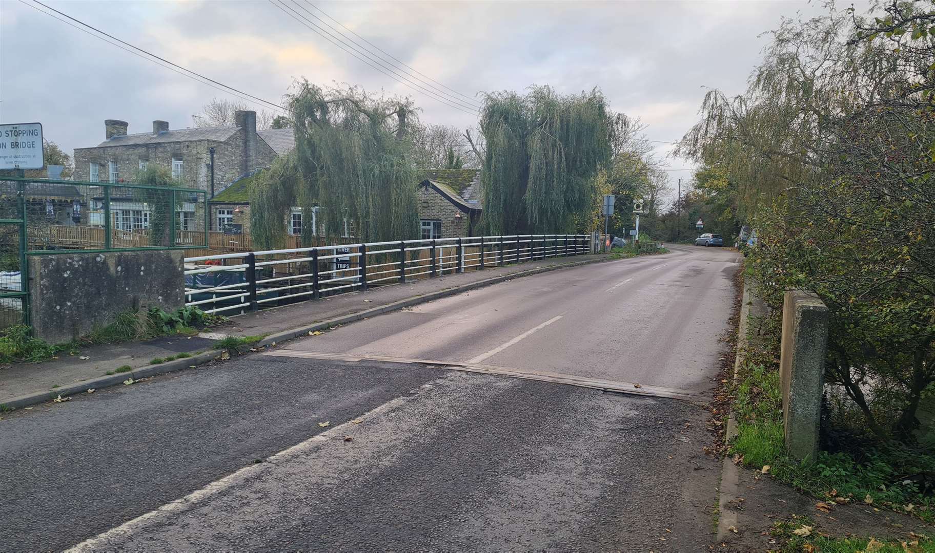 The current Grove Ferry bridge at Upstreet will be replaced with a new structure in 2026