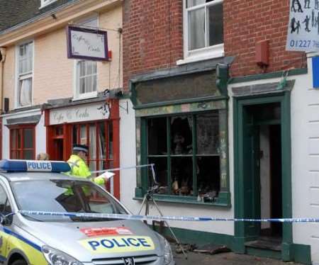 AFTERMATH: The scene at the fire-damaged property