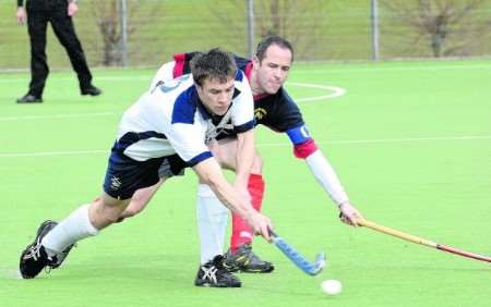 Skipper Chris Smith is kept at full stretch by High Wycombe