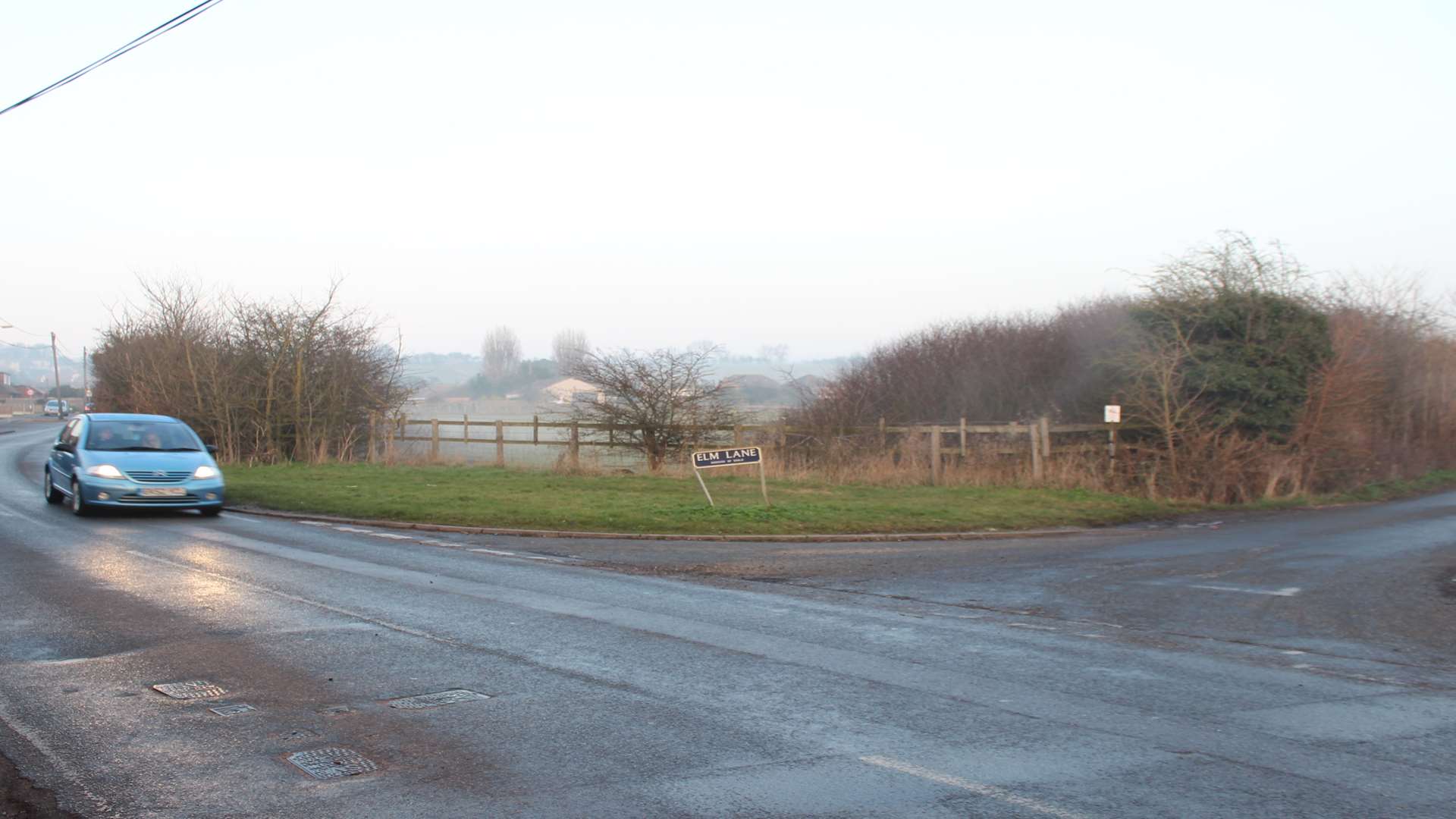 Field at the junction of Scocles Road and Elm Lane, Minster, where the houses will be built