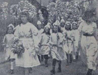 A picture of the original Milton Regis Peace Day Parade. Picture: Historical Research Group of Sittingbourne