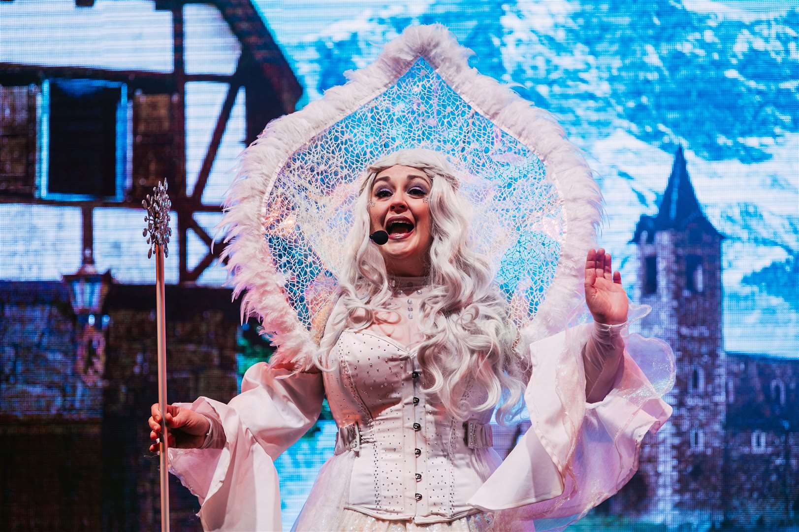 Ruth Brennan plays the Fairy Godmother in the drive-in Cinderella production (Matt Eachus/Parking Lot Social)