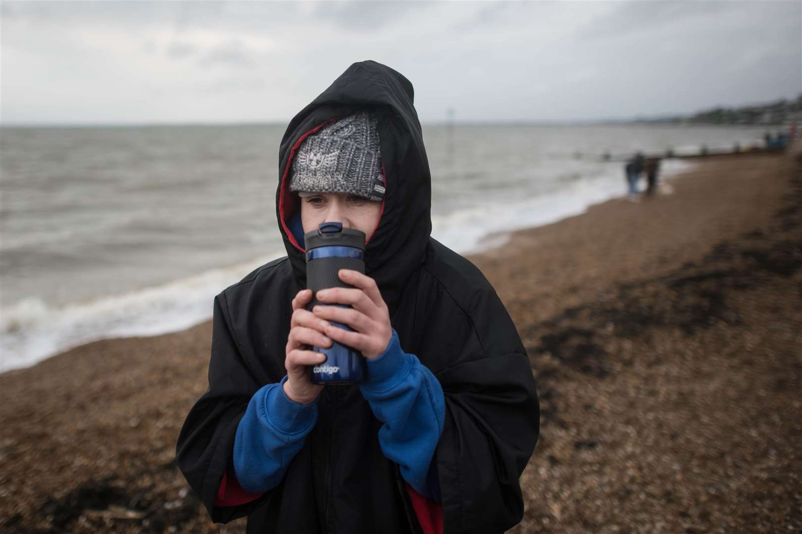 Time to warm up after a dip (Stefan Rousseau/PA)