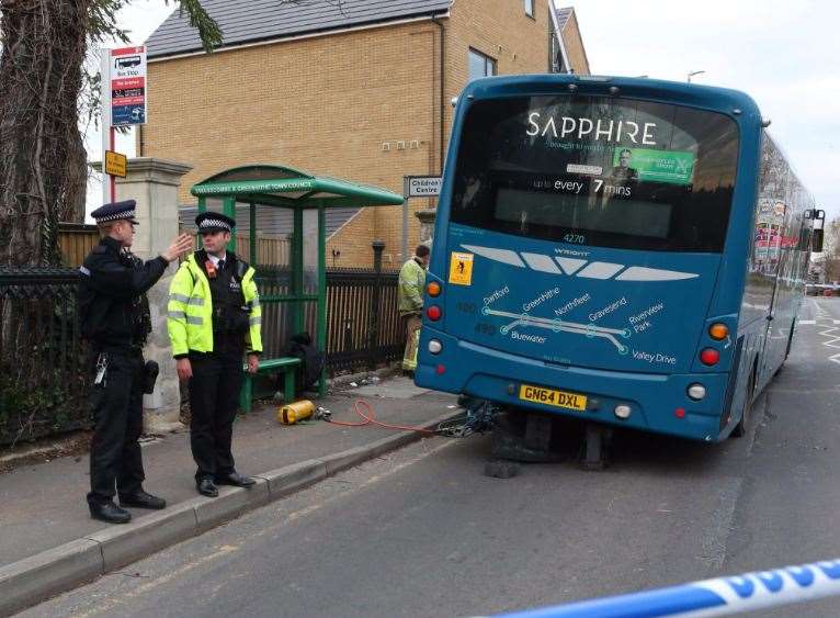 Emergency services at the scene. Picture: UK News in Pictures.