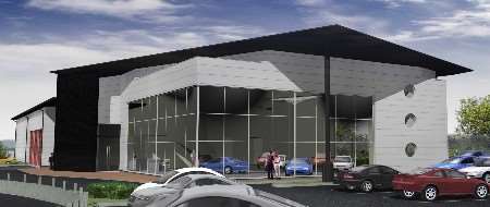 An artist's impression of the new dealership development