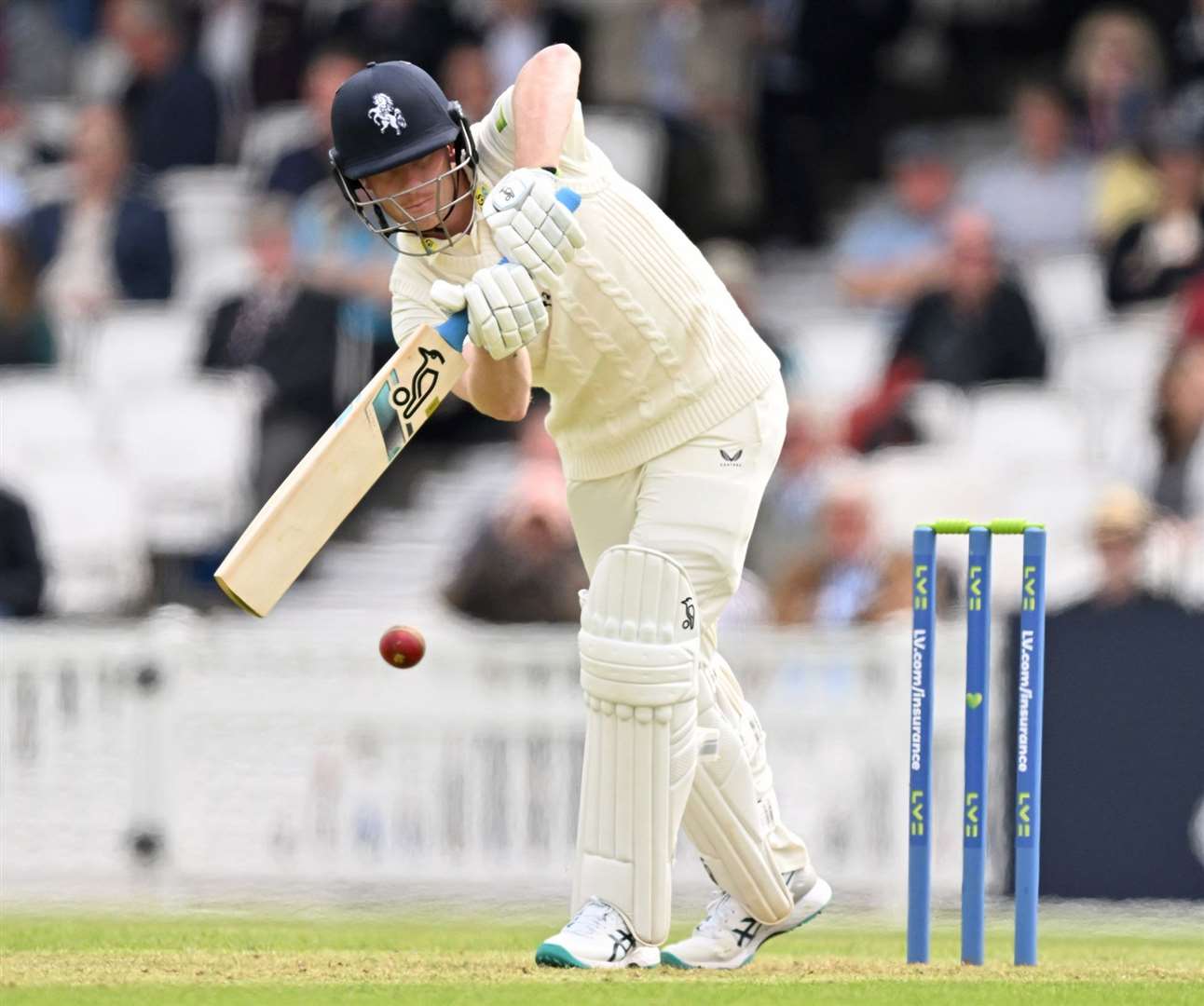 Jordan Cox – scored 133 for Kent against Surrey on Sunday. Picture: Keith Gillard