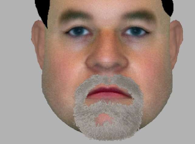 The man approached a 12-year-old girl in a graveyard near Green Porch Close in Sittingbourne