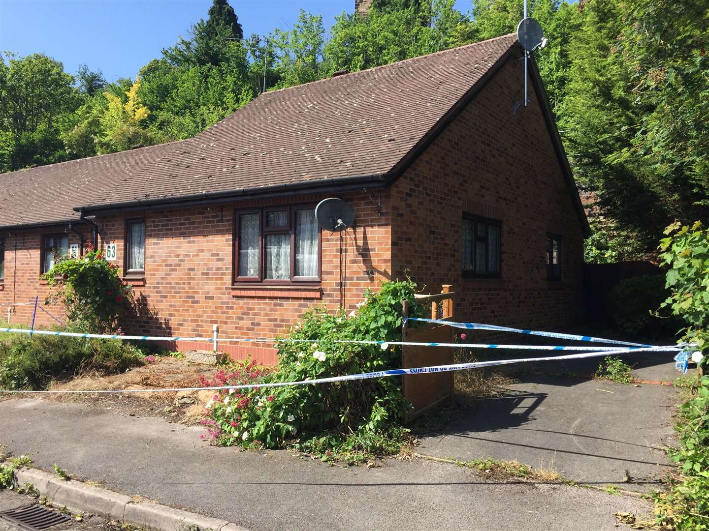 Des Wooding’s bungalow (Richard Vernalls/PA)