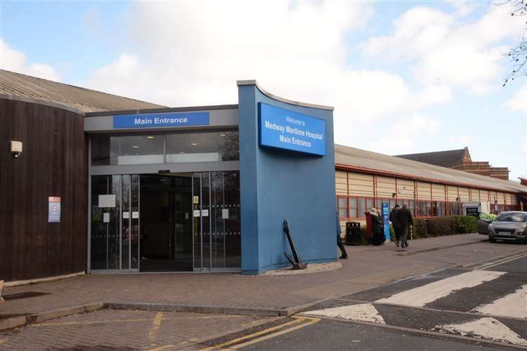 Medway Maritime Hospital hit the peak last week, according to its chief executive