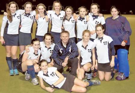 The successful King’s School under-15 girls’ team