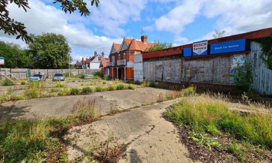 How the site off the High Street has looked until recently