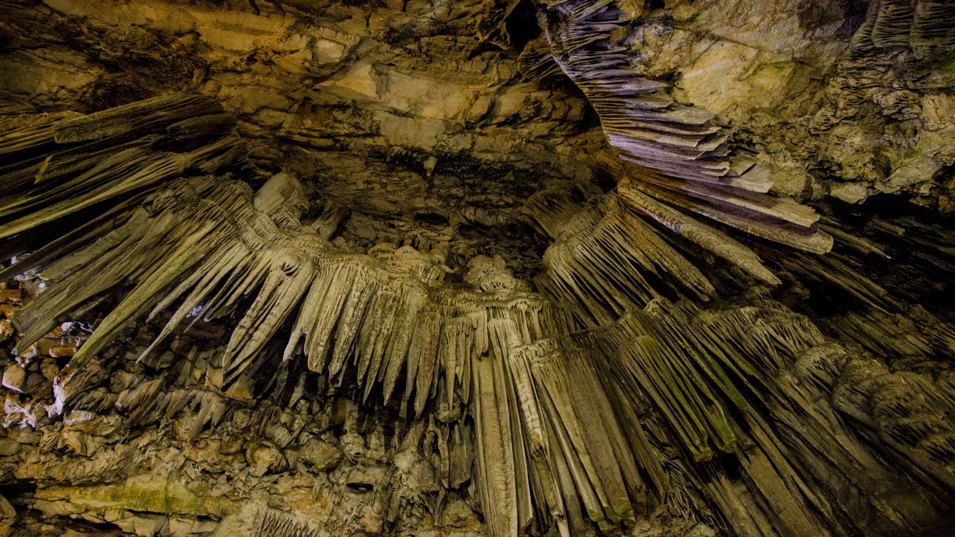 The stunning St Michael's cave in the Rock