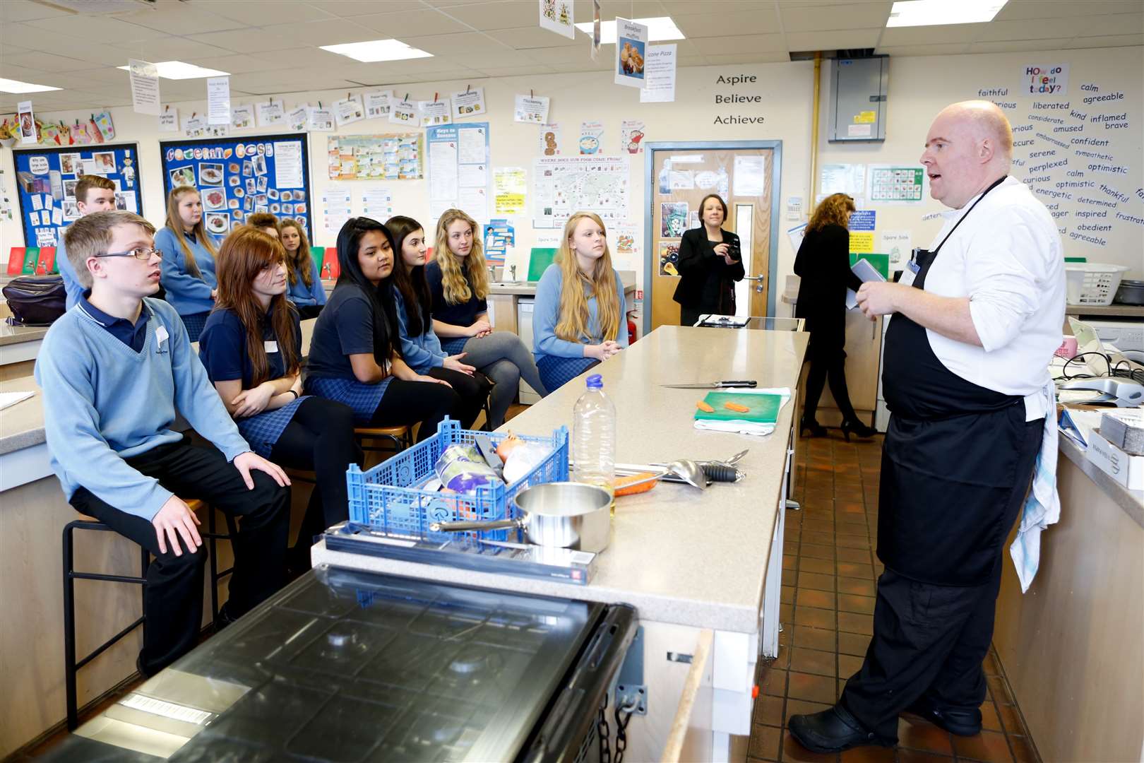 Pupils at a school event. Picture: Matthew Walker