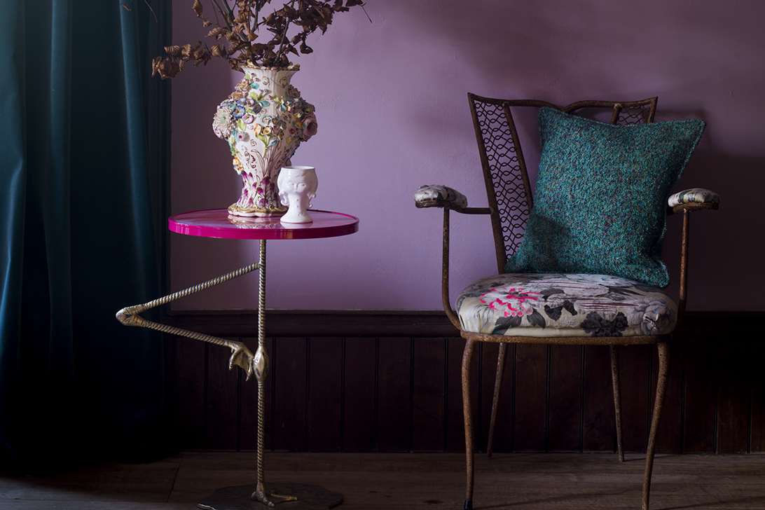The Matthew Williamson collection consist of occasional tables that standout from the crowd with whimsical flamingo solid cast legs creating instant design classics that are sure to thrill