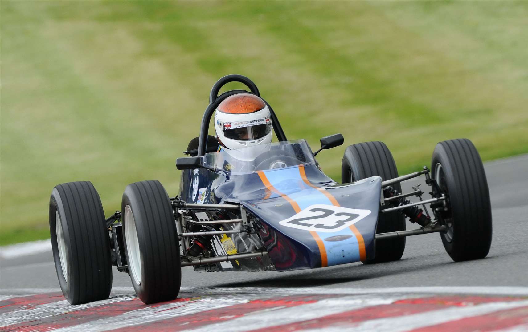 David Brise - pictured exiting Surtees at Brands Hatch in 2015 - finished second in the 2010 Classic Formula Ford Championship. Picture: Simon Hildrew