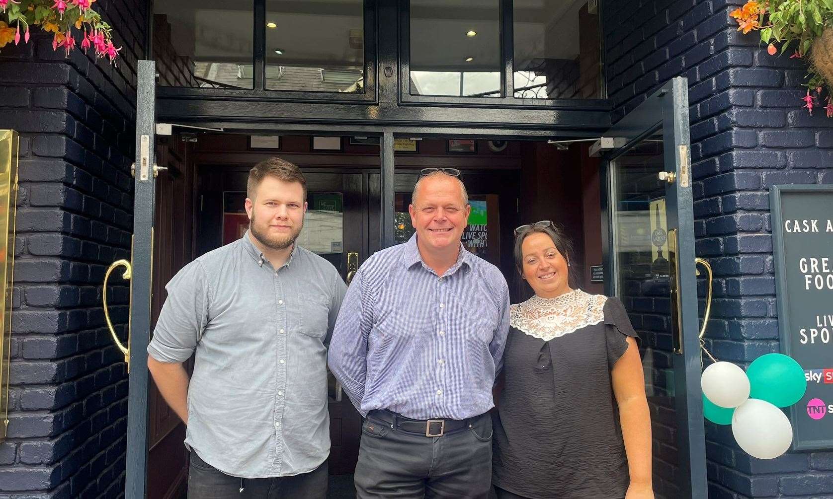 Tim Biggs, team leader, Adam Stothart, area manager and Tracey Cokeley, deputy manager outside The Vineyard. Picture: Joe Crossley