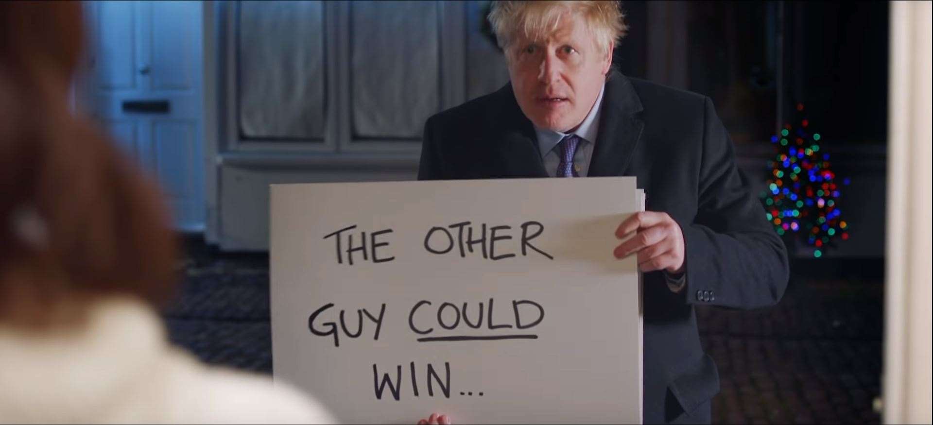 Love Actually was another campaign theme (Conservative Party/PA)