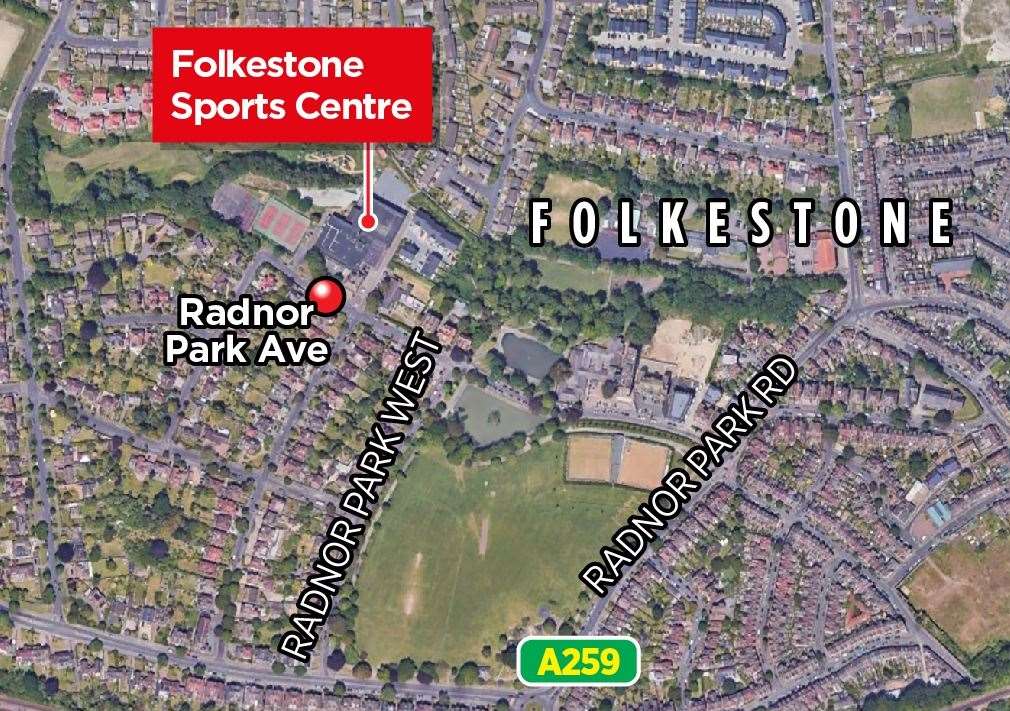 Folkestone Sports Centre was built on land donated by Lord Radnor