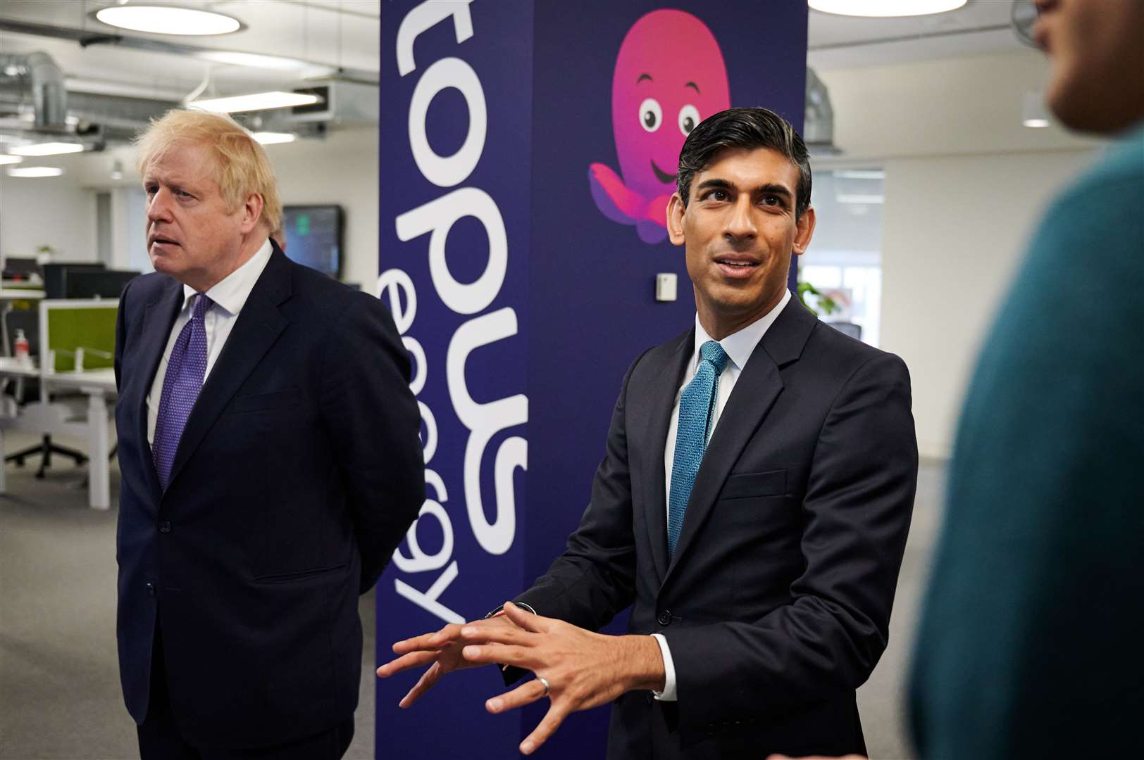 Prime Minister Boris Johnson and Chancellor of the Exchequer Rishi Sunak (Leon Neal/PA)