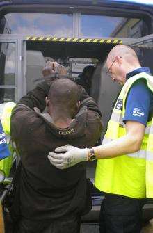 Police raid scrap metal yard in Dartford