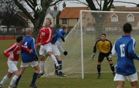 Red Lion (red) lose ground on Division 1 leaders White Horse following Sunday's defeat