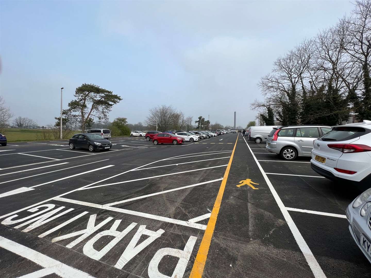 The car park has a new surface. Picture: Barry Goodwin