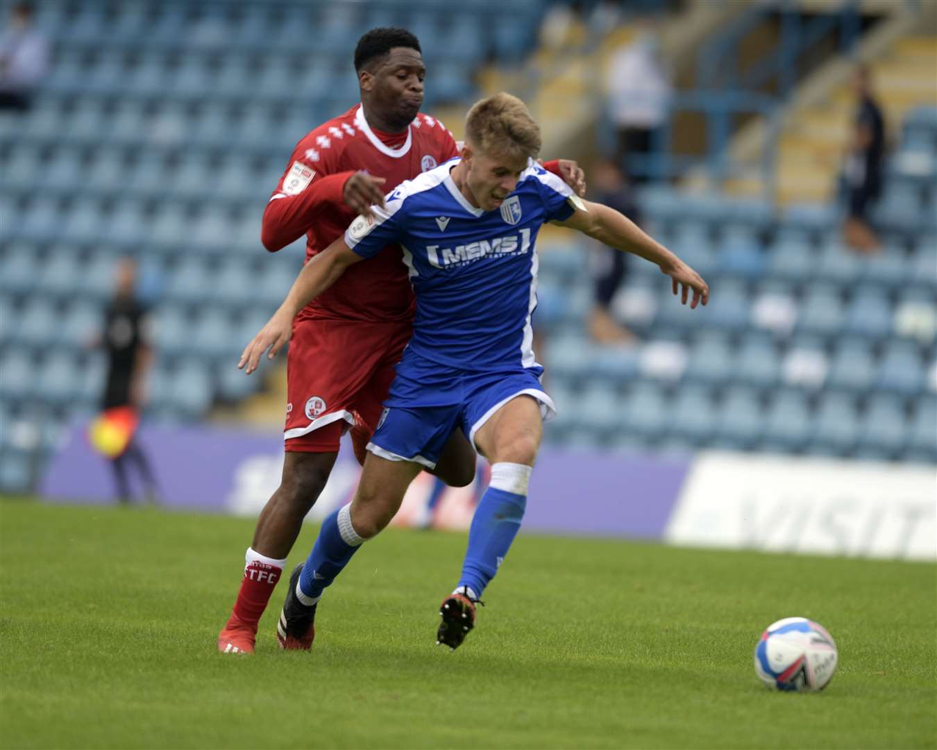 Jack Tucker on the ball for Gillingham Picture: Barry Goodwin (42173021)