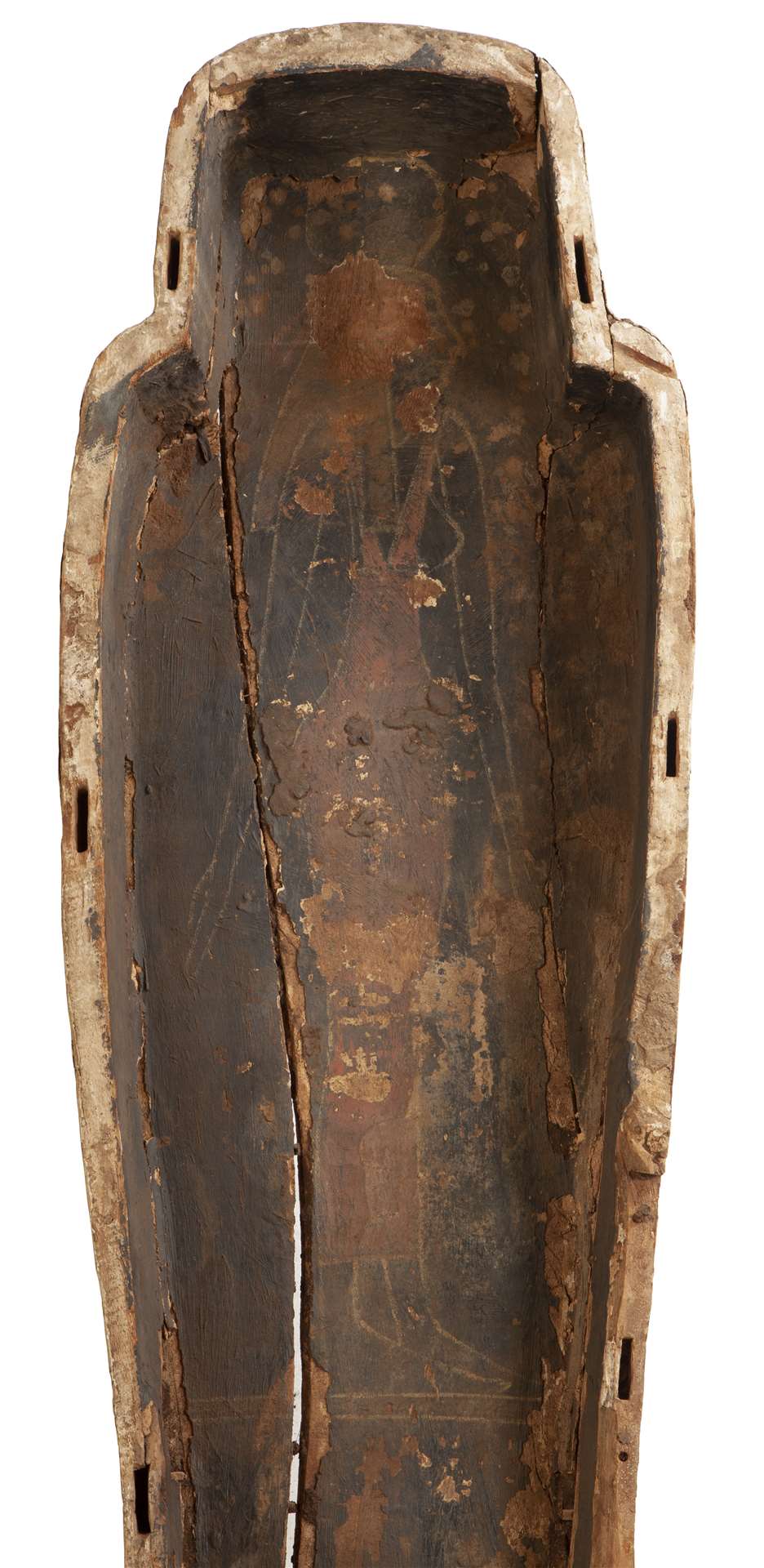 Paintings were discovered inside the coffin (Perth Museum and Art Gallery/PA)