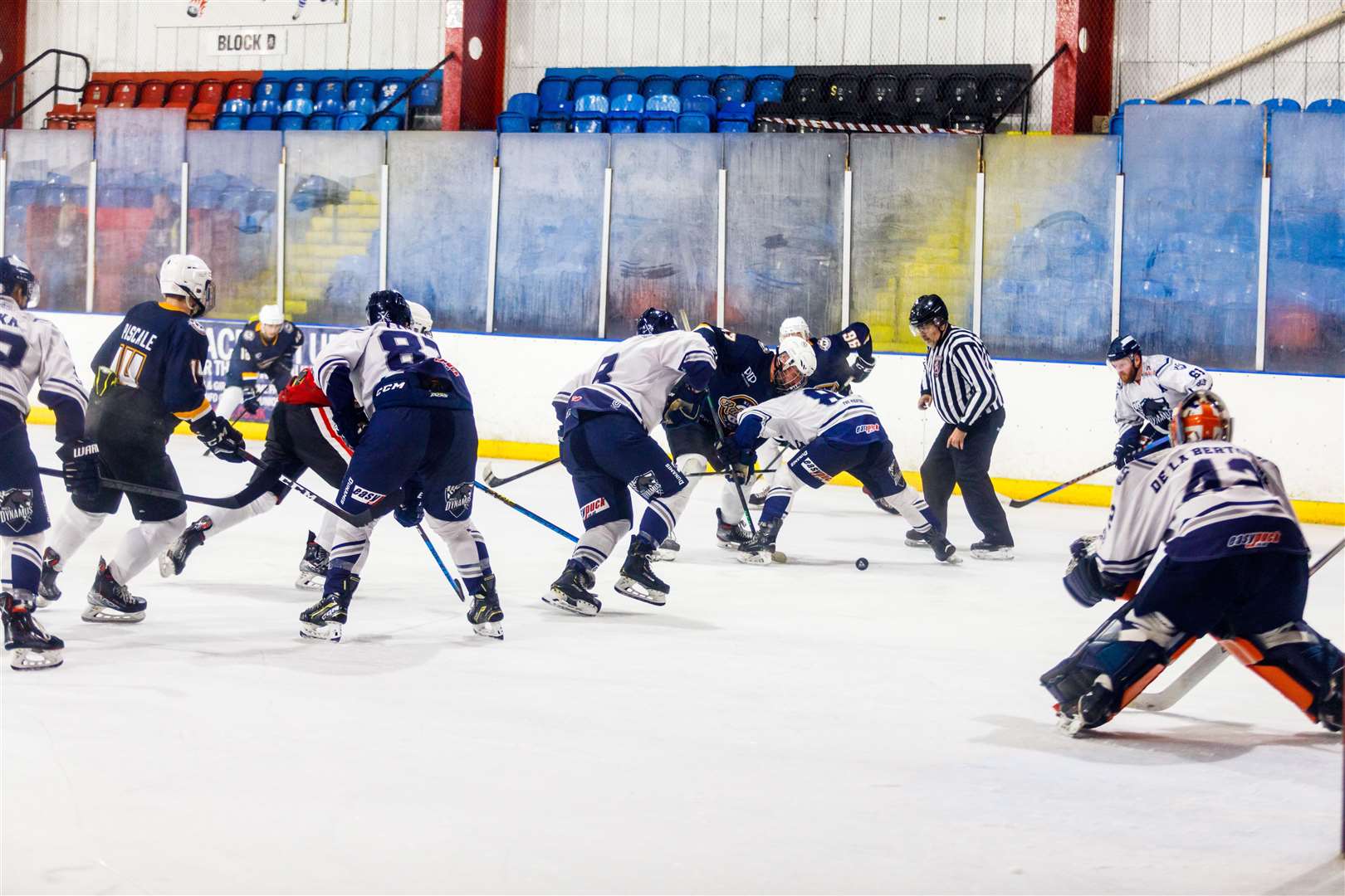 Final face off as the Dynamos defend the one goal lead Picture: David Trevallion